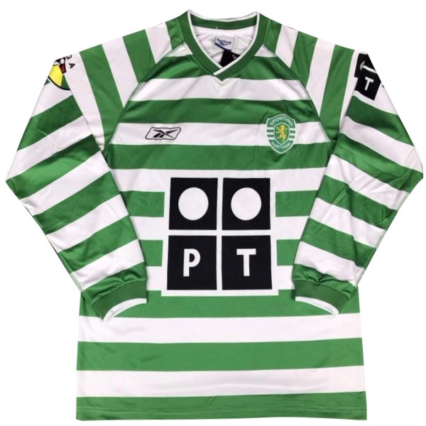 Camiseta Lisboa Primera equipo ML Retro 2003-04 Verde